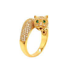 Fashion 10K 14K 18K Gold Jewelry/Animal Shape Ring
